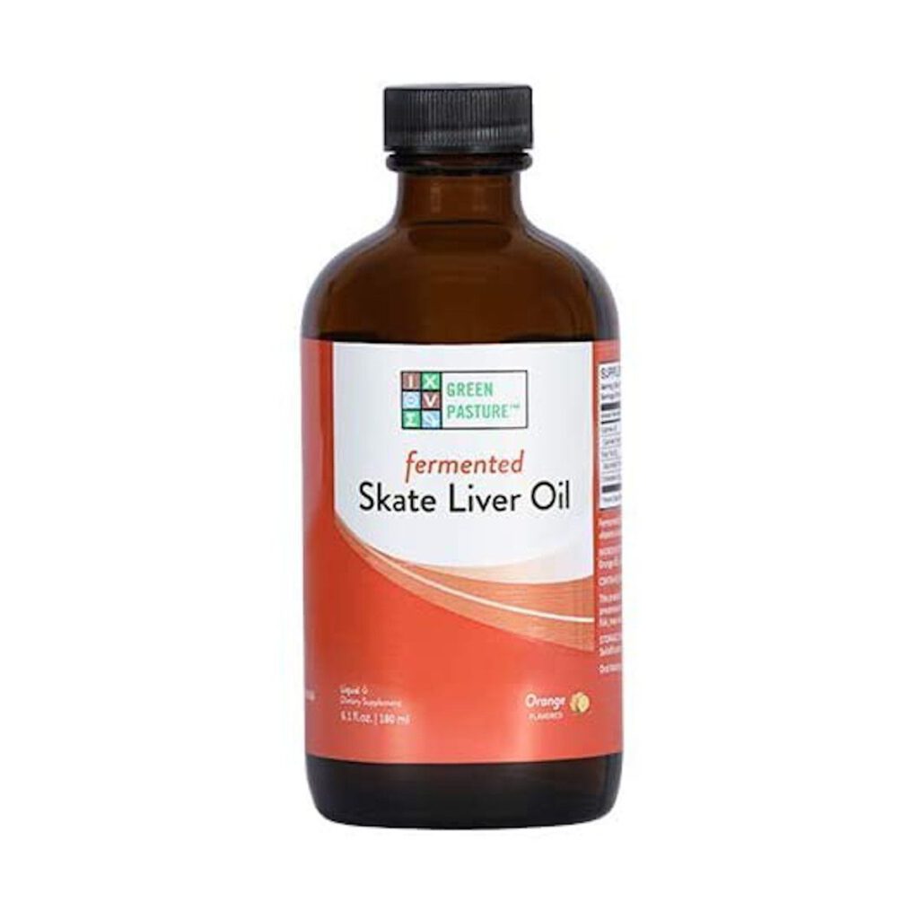 Blue Ice Skate Liver Oil, Spicy Orange